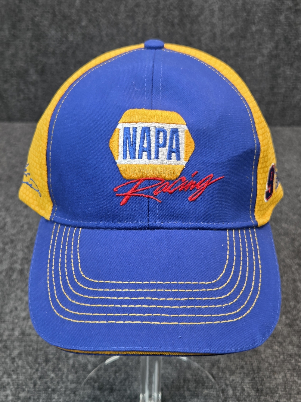 NEW NAPA Racing Chase Elliot Cap Hat One Size Blue and Yellow